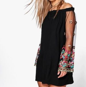 Off the shoulder dress